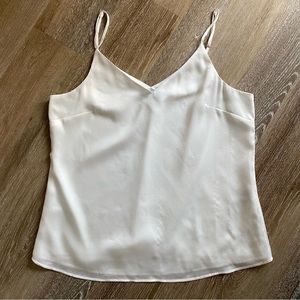 Banana Republic White Silk Camisole